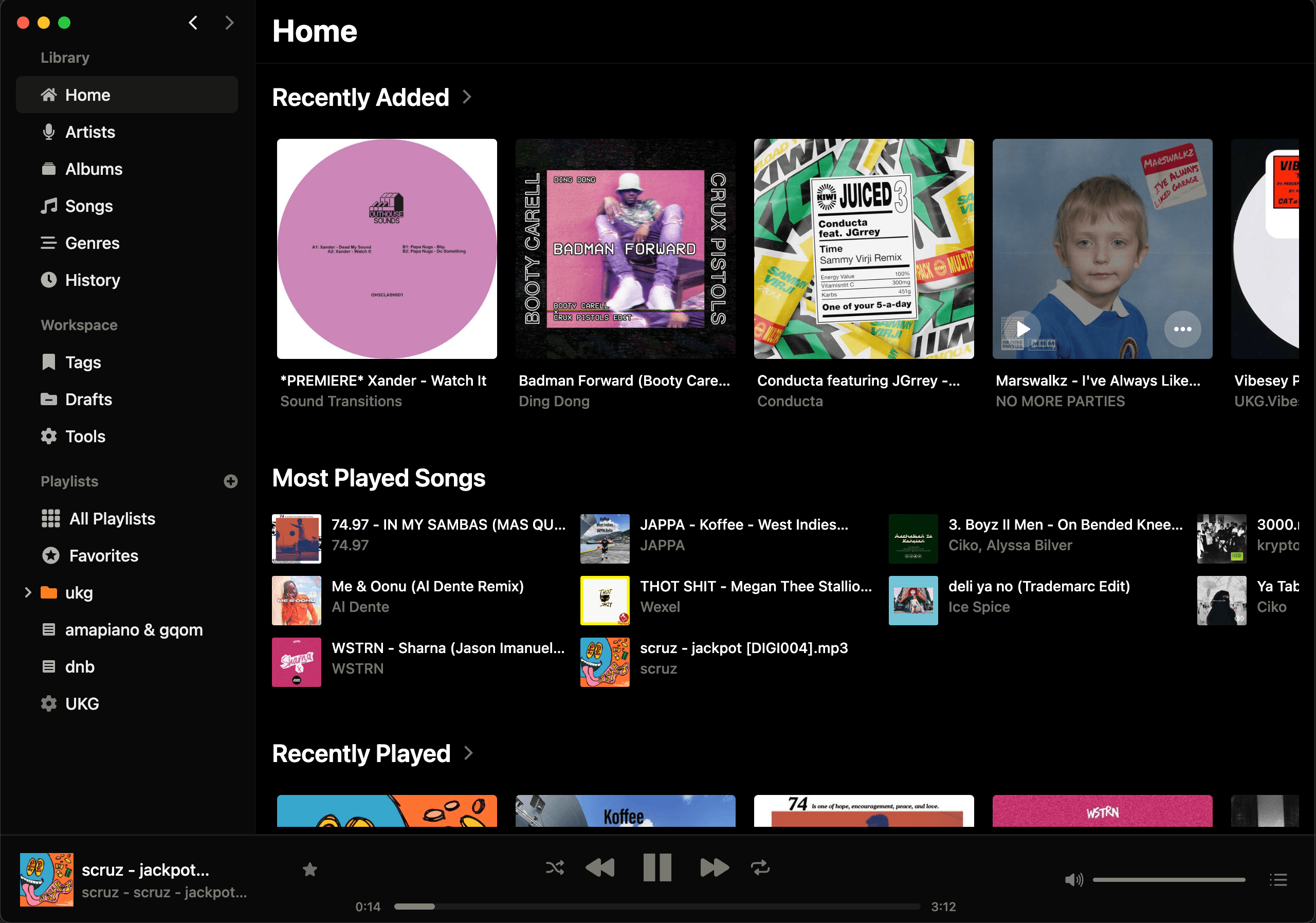 Home page